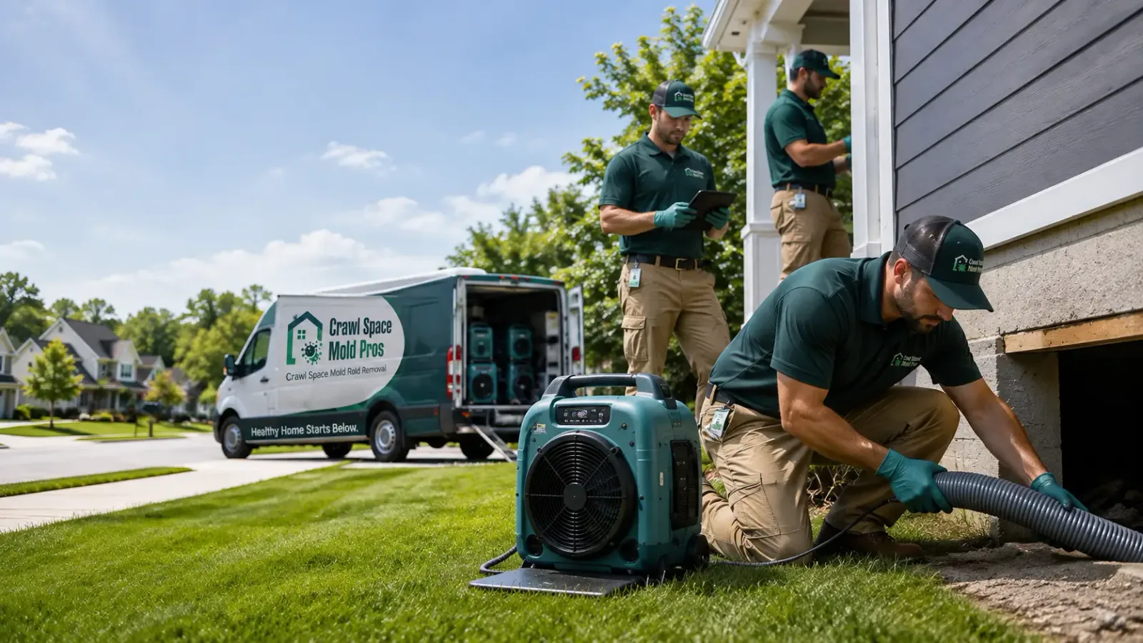 Crawl Space Mold Removal in Ewing, MO